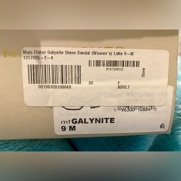 NIB Marc Fisher Galynite Braided Thong Heel Sandals 9M - Picture 11 of 12